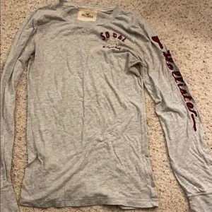 Grey Hollister Long Sleeve Shirt